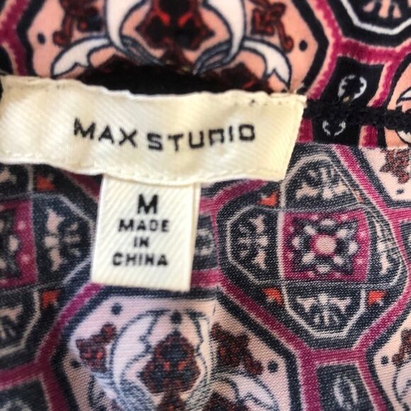 Max Studio Sleeveless dress geometric print - Picture 5 of 6